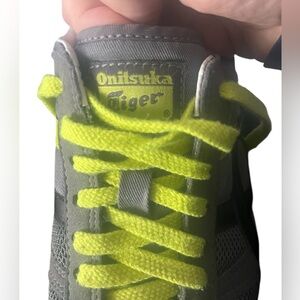 Onitsuka Tiger by Asics Gray and Neon Yellow Men’s Shoes